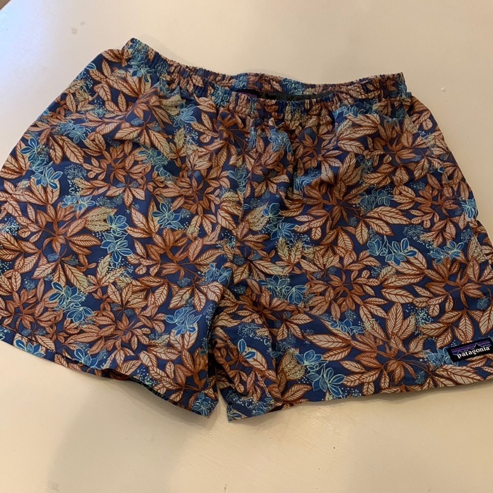 Patagonia swim trunks. Size large. With a 4.5 “ inseam